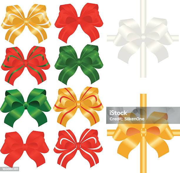 Christmas Bows Stock Illustration - Download Image Now - Celebration Event, Christmas, Christmas Decoration