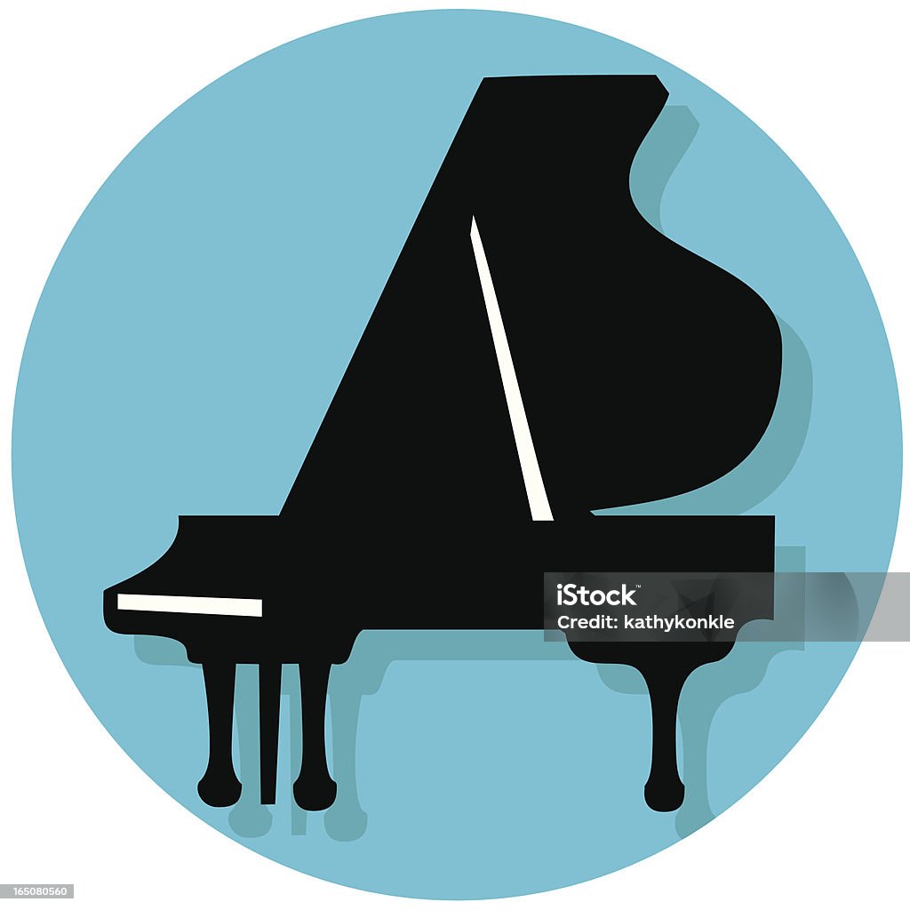 グランドピアノのアイコン - グランドピアノのロイヤリティフリーベクトルアート