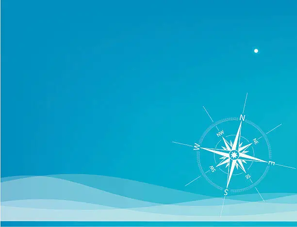Vector illustration of Polar Star