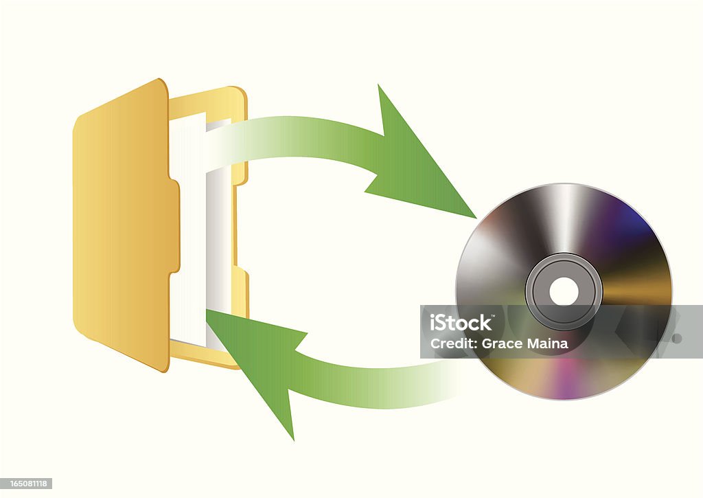 디비디 및 파일-벡터 - 로열티 프리 교환 벡터 아트