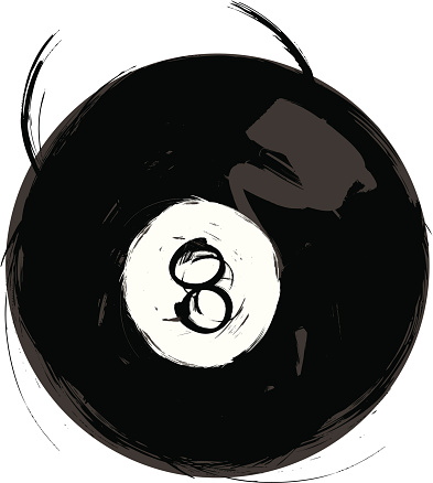 Painted 8 Eight Ball