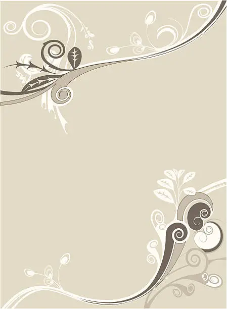 Vector illustration of flora background