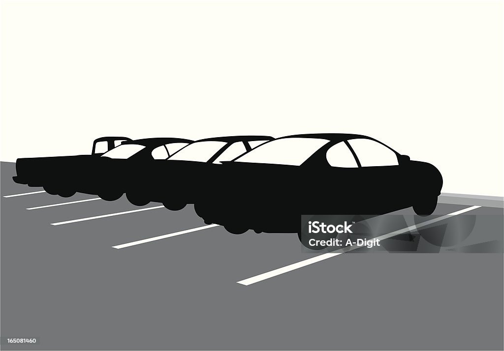 Парковка - Векторная графика Автомобиль роялти-фри