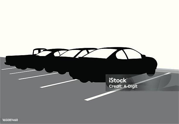 Парковка — стоковая векторная графика и другие изображения на тему Автомобиль - Автомобиль, Стационарный, Автостоянка