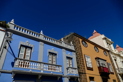 Photo Picture Image of old colonial buidings in la laguna tenerife canary islands