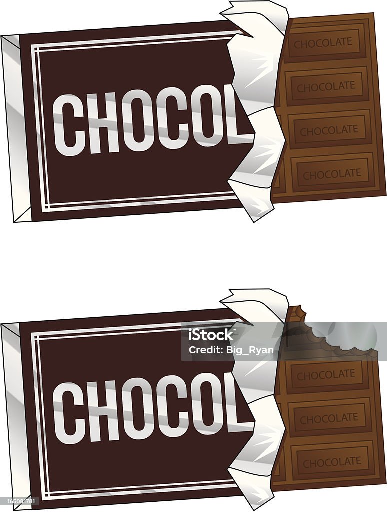 Шоколадный бар - Векторная графика Шоколадный батончик роялти-фри