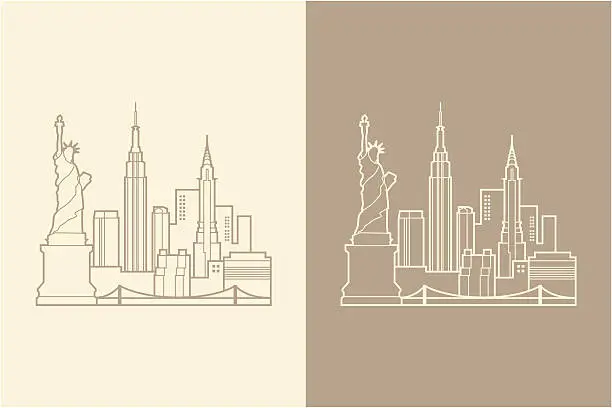 Vector illustration of NYC