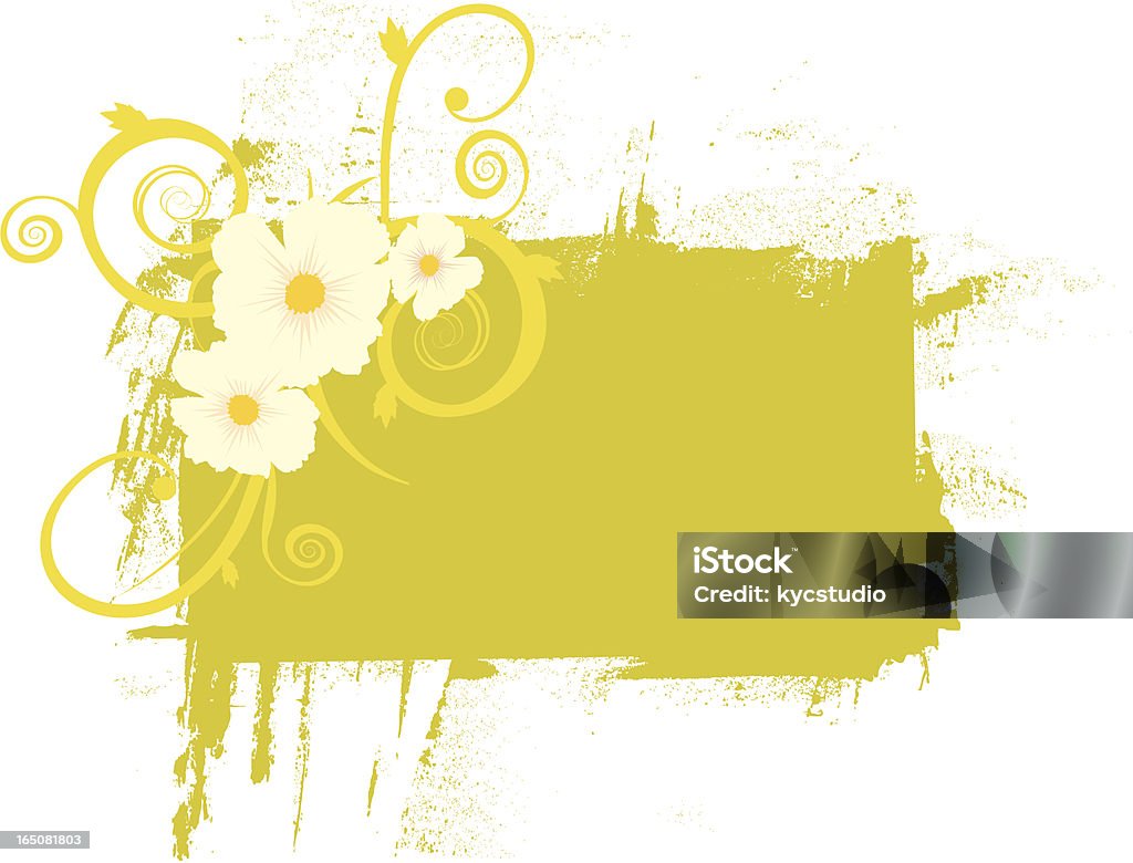 Spring floral banner Floral banner Award Plaque stock vector