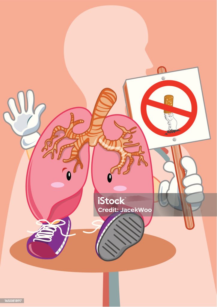 Lung de manifestation - clipart vectoriel de Beauté libre de droits