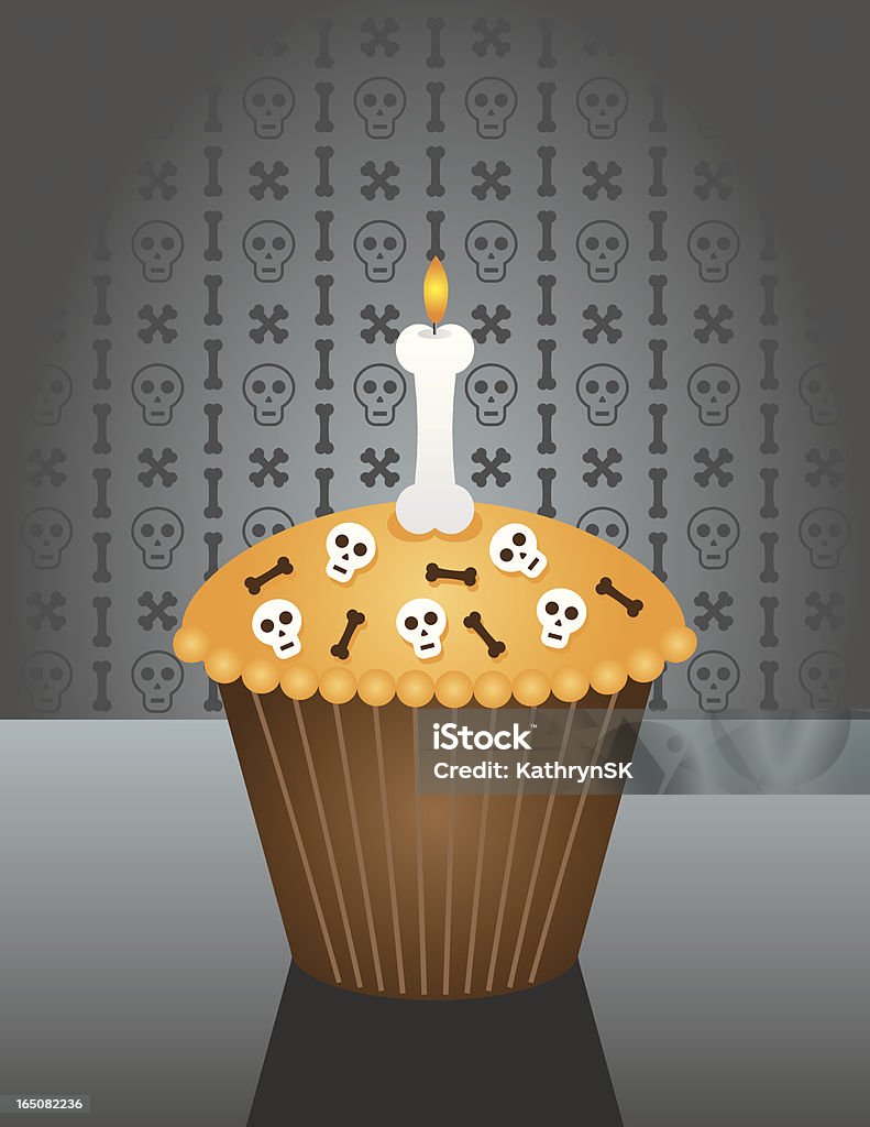 Halloween Cupcake - clipart vectoriel de Aliment libre de droits