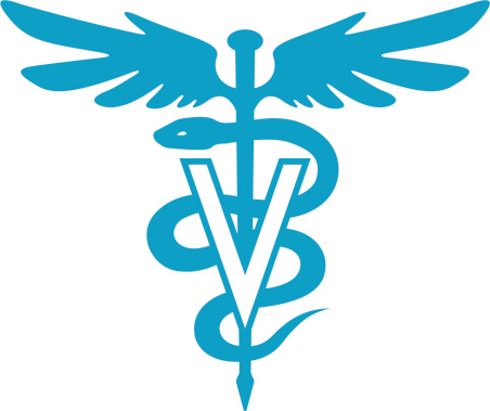 Veterinary symbol (caduceus)