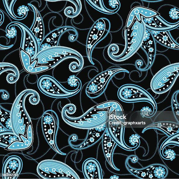 Vintage Paisley Stock Vektor Art und mehr Bilder von Bildhintergrund - Bildhintergrund, Blatt - Pflanzenbestandteile, Blumenmuster