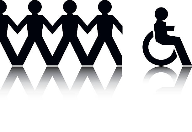 다른 변화시켰음 - equality disabled stick figure equal opportunity stock illustrations