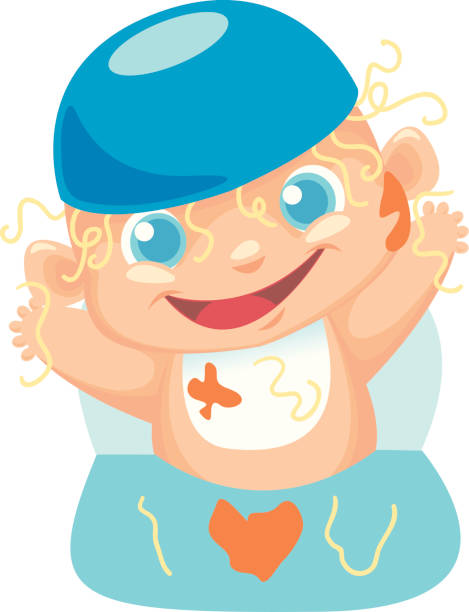 10+ Messy Baby Food Stock Illustrations, Royalty-Free Vector Graphics