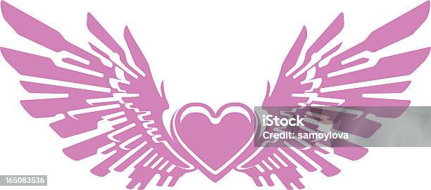 Heart With Wings Stock Illustration - Download Image Now - Art And Craft, City Life, Clip Art