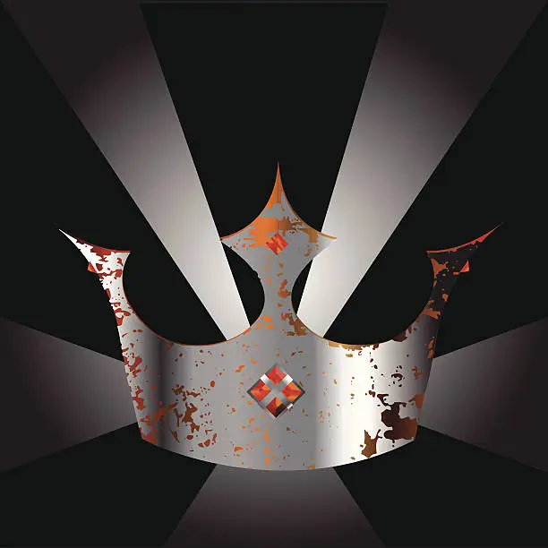 Vector illustration of Crown