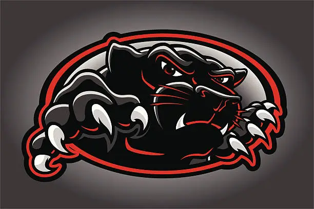Vector illustration of Panther