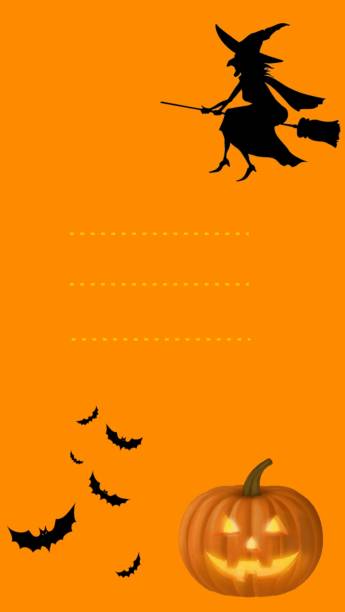 istock flyer with halloween invitation on orange background 1650848381