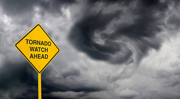 istock Tornado Watch Road Sign 165084951