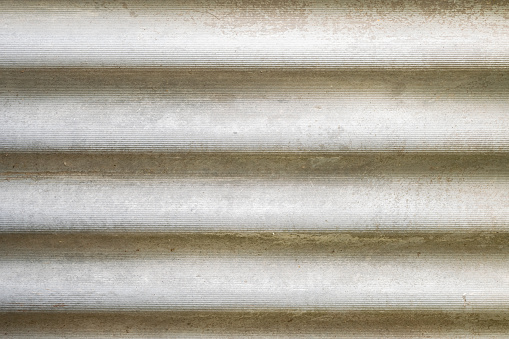 Close-up picture of a corrugated sheet