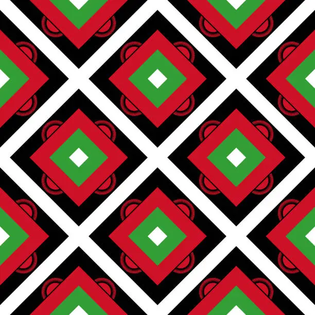 Vector illustration of malawi flag pattern. abstract background. vector illustration