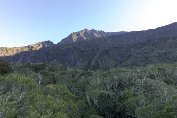 El paisaje del circo de Cilaos - foto de stock