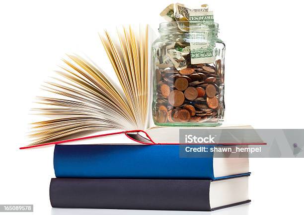 Education Financing Stock Photo - Download Image Now - Achievement, Black Color, Blue