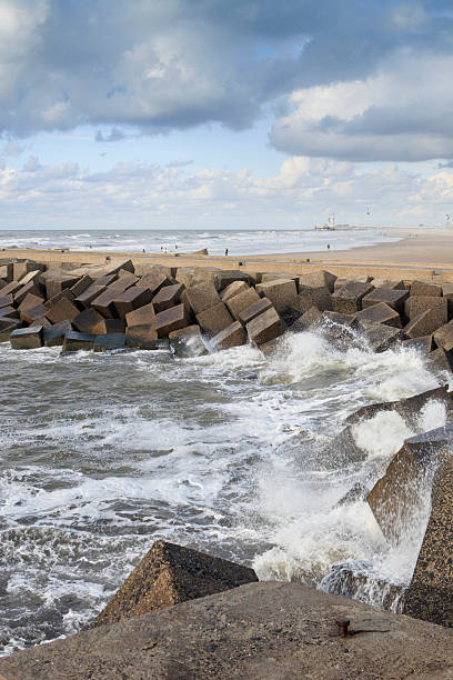 istock stormy weather along the Dutch coast 165090280