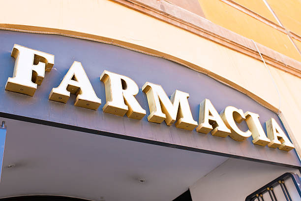 istock Italian Pharmacy Sign 165091103