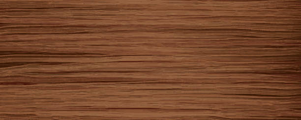 ilustraciones, imágenes clip art, dibujos animados e iconos de stock de textura uniforme de madera de nogal con vetas horizontales - walnut wood backgrounds dark