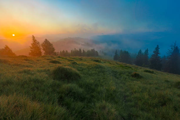 istock Photo of dawn in the mountains 1651110830