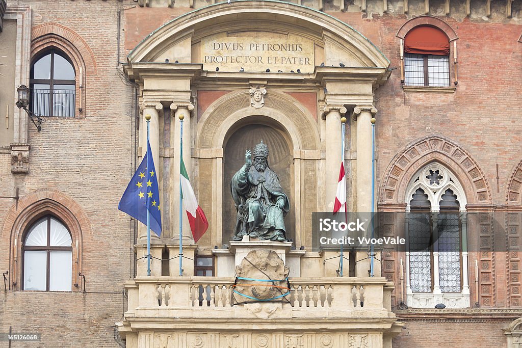 palazzo d''accursio à Bologne - Photo de Bologne libre de droits