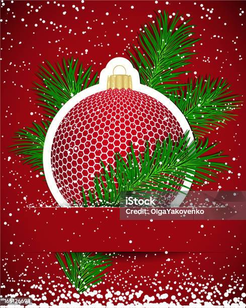 Christmas Background Stock Illustration - Download Image Now - Art, Art And Craft, Branch - Plant Part