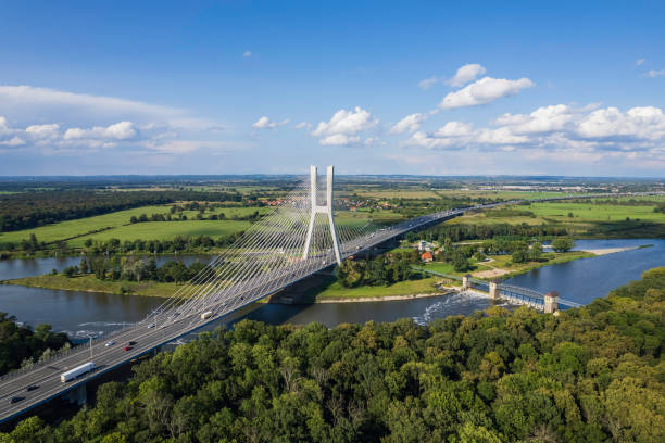 istock suspension bridge over the river (aerial) 1651312650
