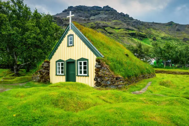 Photo of Iceland Hofskirkja Turf Church