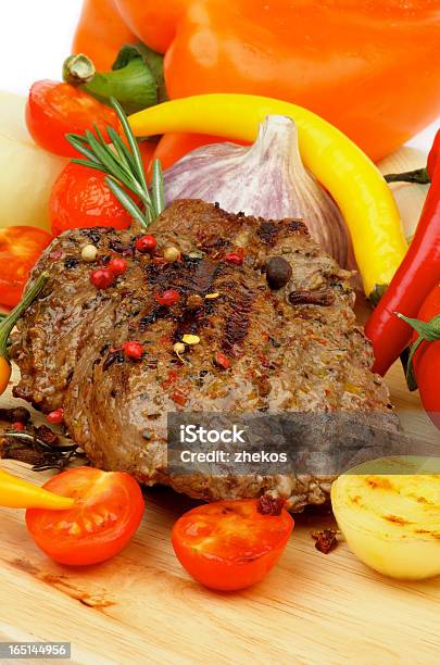 Carne Assada - Fotografias de stock e mais imagens de Alecrim - Alecrim, Alho, Amarelo