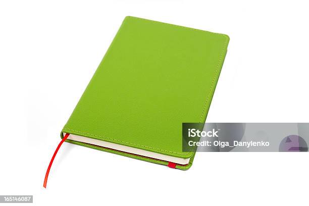 Bloco Verde Em Branco - Fotografias de stock e mais imagens de Caderno de notas - Caderno de notas, Cor verde, Diário