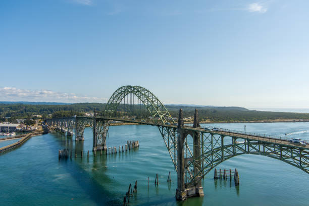 istock Aerial View of Yaquina Bay Bridge 1651496675