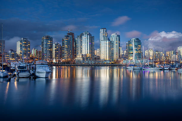 Vancouver po zmroku – zdjęcie