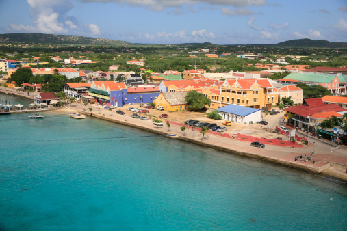 A general view of Kralendijk, capital of Bonaire. 