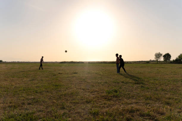 istock Children playing soccer in nature. 1651595795