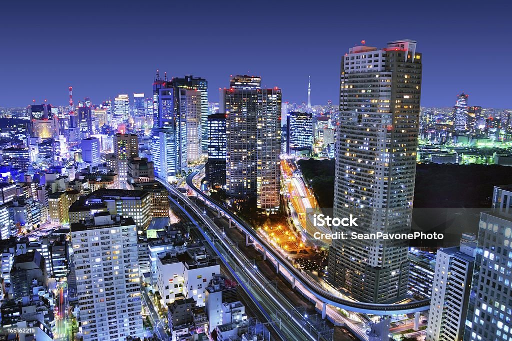 Paisaje de la ciudad de Tokyo - Foto de stock de Aire libre libre de derechos