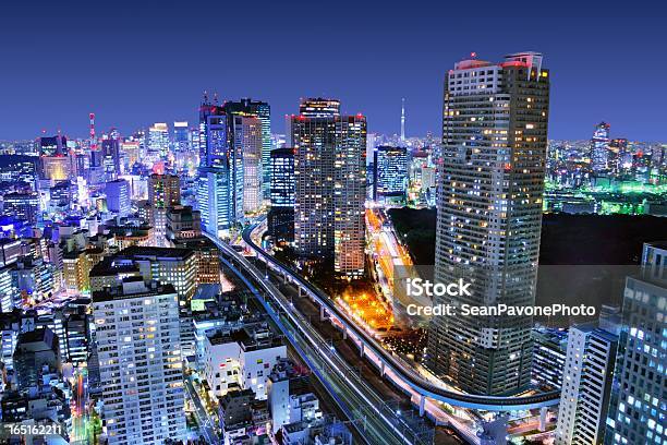 Tokyo Cityscape Stock Photo - Download Image Now - Aerial View, Apartment, Architecture