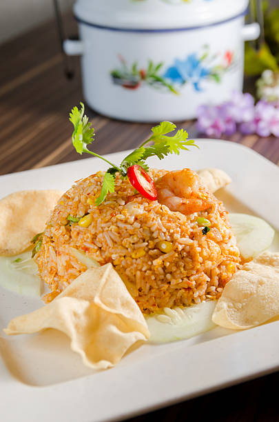 Tomyam Fried Rice stock photo