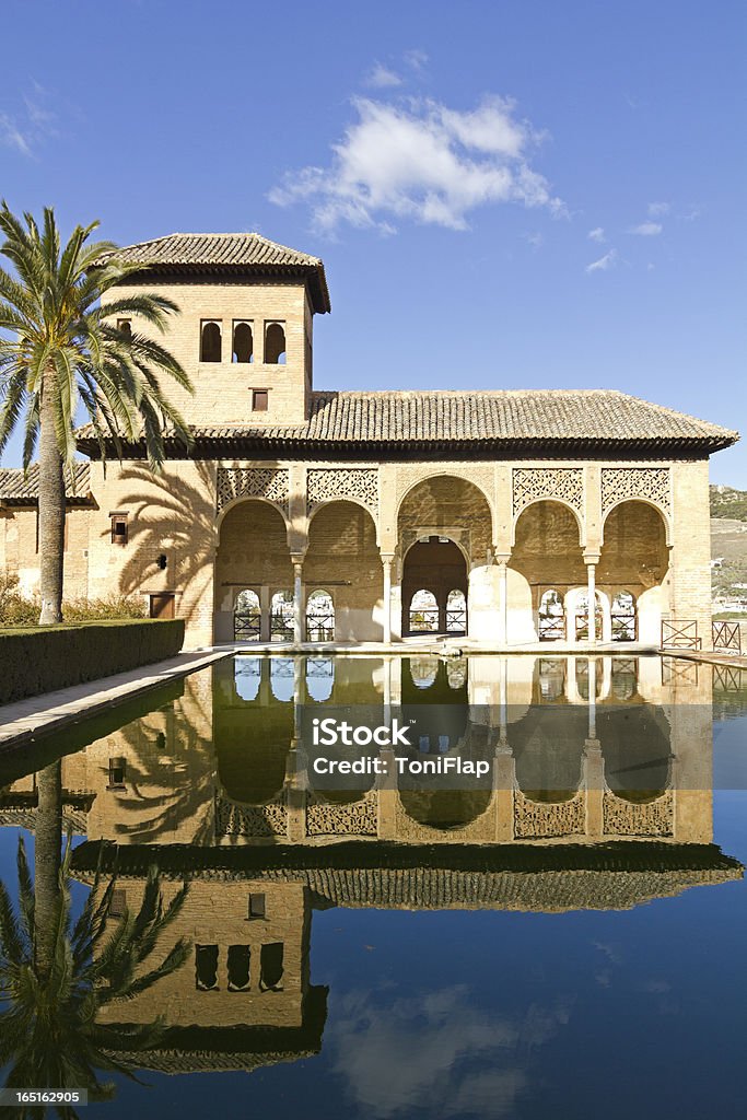 Partal, Alhambra und Granada. - Lizenzfrei Andalusien Stock-Foto