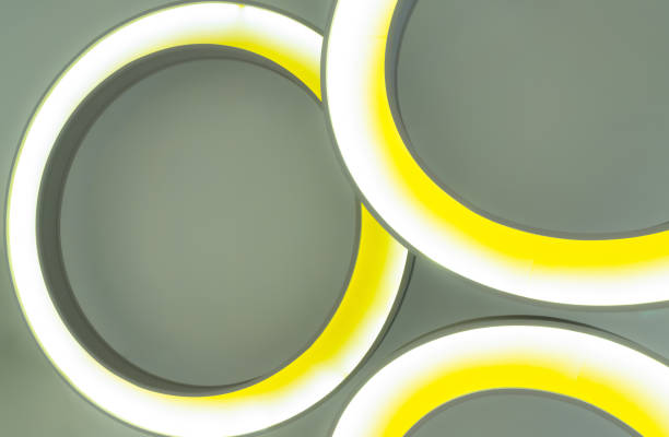 istock Look up to the round ceiling mounted light fixtures. 1651646589