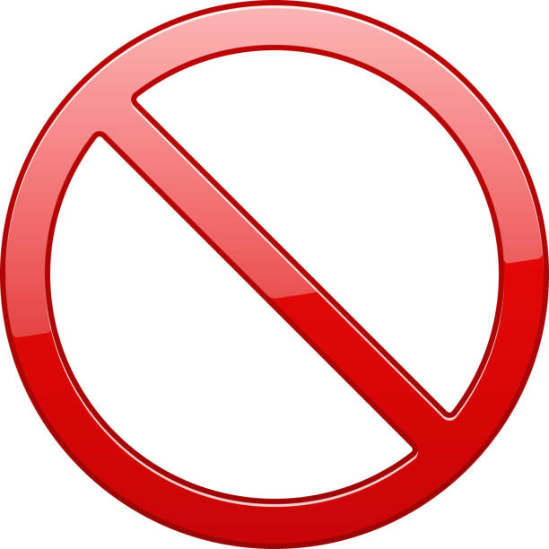 ilustrații de stoc cu vector nici un semn - no symbol