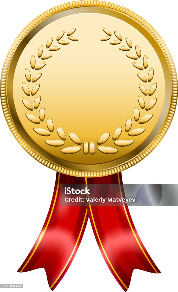 Prêmio medalha Rosette Label - Vetor de Certidão royalty-free