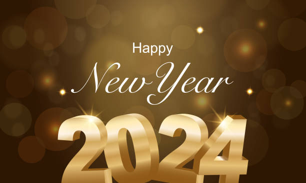 istock 2024 Happy New Year Background Design. Greeting Card, Banner, Poster. Vector Illustration. 1651697920