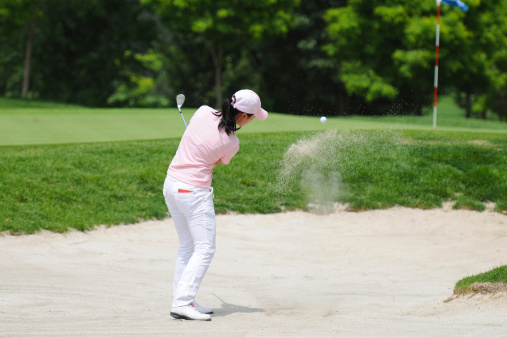Female Golfer and Golf Sport